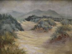 ADA IHLER (of Llandudno) oil on canvas, a pair - North Wales beach scenes near Deganwy, signature to