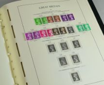 A GREEN ALBUM OF ELIZABETH II STAMP STOCK