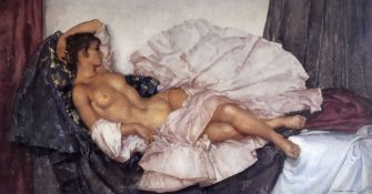 SIR WILLIAM RUSSELL FLINT RA limited edition (137/750) official print by Sir William Russell Flint