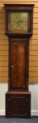 AN EIGHTEENTH CENTURY LONGCASE CLOCK BY JOSEPH WILKINSON OF WIGTON in mahogany and having a brass