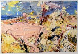 DAVID TRESS oil and construction - landscape entitled 'Brilliant Day, Early Winter', signed and