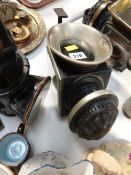 A vintage coach lamp