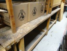 A very large Emir workbench with centre recess