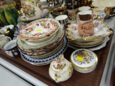 A quantity of mixed china including a vintage Mitchell's & Butler's Bally Boy old Irish whisky jug