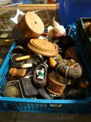 A quantity of needlework, collectables etc