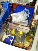 A parcel of medals etc including WW1 trio with India and two bars for Waristan 1921-24 and 1919-21