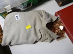 A large quantity of mid twentieth century British copper coinage