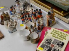 A collection of Welsh lady fairings etc and two related books