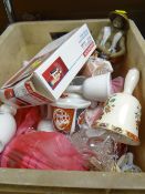 A box of pottery bells