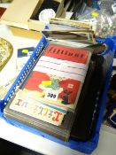 A quantity of vintage ephemera including Lilliput magazines, loose postcards, albums of
