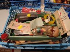 A quantity of needlework items and tools etc