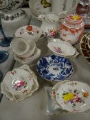 A parcel of mixed Royal Crown Derby - mainly dishes also a Royal Crown Derby tea caddy