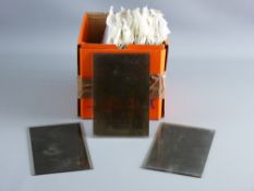 A PARCEL OF APPROXIMATELY FORTY EARLY 20th CENTURY BLACK & WHITE GLASS NEGATIVES, 16 x 10 cms,