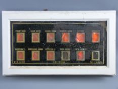 AN EDWARDIAN BELL INDICATOR by W W Large, Electrician, Old Colwyn, 50 cms wide