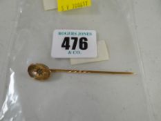 15ct diamond set pin