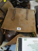 A cased set of early twentieth century monogrammed Lignum Vitae Crown Green bowls