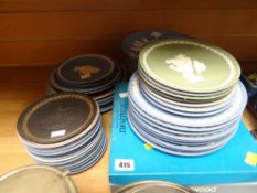 A collection of Wedgwood Jasperware plates etc