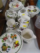 A quantity of mainly modern Portmeirion Pomona tableware, many items dishwasher proof