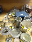 A large quantity of EPNS items including a pair of entree dishes