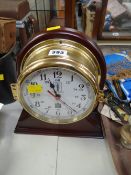 A modern radio master nautical-style clock
