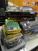 A quantity of unused packaged tool items including drill sets, Power Craft 'Wall Chaser' etc