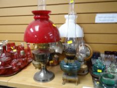 Seven sundry oil lamps