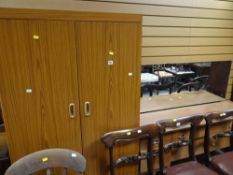 Sundry items of bedroom furniture including vintage three drawer dressing table with mirror (