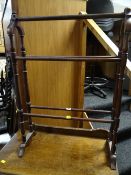 A vintage towel rail