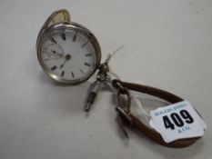 Hallmarked silver pocket watch