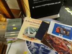 A small parcel of books relating to Welsh artists & art, Sir Kyffin Williams, David Tress etc