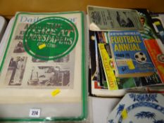 A parcel of vintage football programmes mainly relating to Wembley Stadium and others together