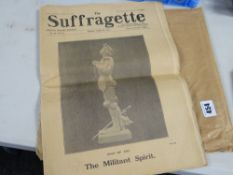 A copy of 'The Suffragette' newspaper dated Friday, April 24th 1914