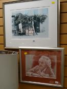 Eleanor Shenton limited edition (10/16) print - with attic gallery label entitled 'On the Road to