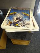 Approximately 170 reproduction film posters, 40 x 30cms, many foreign, many doubles together with