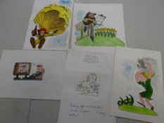 Five Eric Hill watercolours, probably preliminary works for Reader's Digest