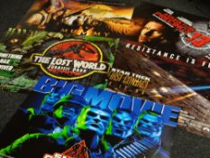 A selection of approximately 250 original cinema film posters, including The Mummy, Star Trek,