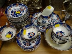 A parcel of late nineteenth century Hibbert & Boughey tea ware