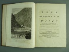 BOOK - 'A Tour Through Monmouthshire & Wales' by H P Wyndham, 1781, second edition, leather bound
