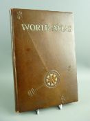 BOOKS - 'Rand McNally, World Atlas Reader's Edition', gilt stamped to the back cover, 'Presented