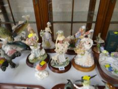 Five Leonardo Collection figures