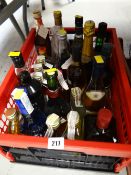 A parcel of various old bottles