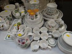 A large parcel of Portmeirion 'Botanic Garden' dinner & tea ware including teapot, coffee pot,