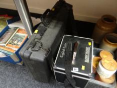 Two rigid carry cases