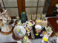 A modern Royal Crown Derby 'Pardoe' pattern cabinet cup & saucer, collectors houses etc
