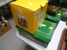 Boxed Lilliput Lane models of Crathie Church, Balmoral & Edinburgh Castle