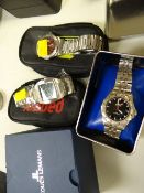 Four various wrist watches - Loaded, Slazenger, Pod & Jacques Lemans