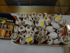 Good collection of Goss crested ware together with a collector's handbook