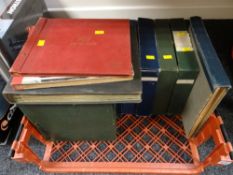 A large selection of vintage 33 & 78 LP gramophone records, mainly classical & dance