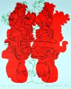 GLYNN WILLIAMS coloured lithograph (18/35) - entitled 'May (Flowers of Stone)', dated 2001,