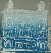 ELEANOR SHENTON limited edition (3/15) print - 'The Carlton, Swansea', signed, 30 x 30cms